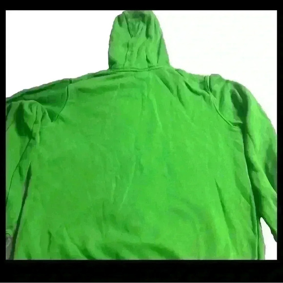 Green hoodie in a size large - Picture 2 of 4